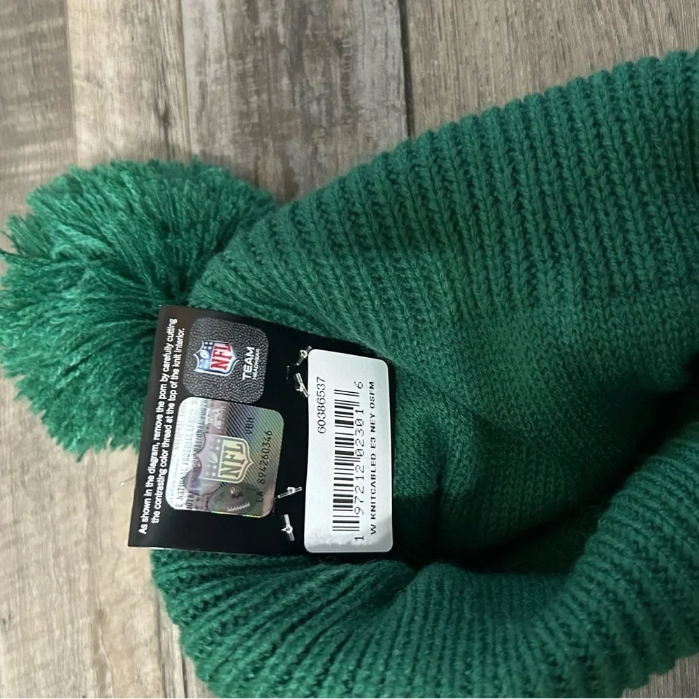 New York Jets Knit NFL Winter Pom Pom Beanie Hat